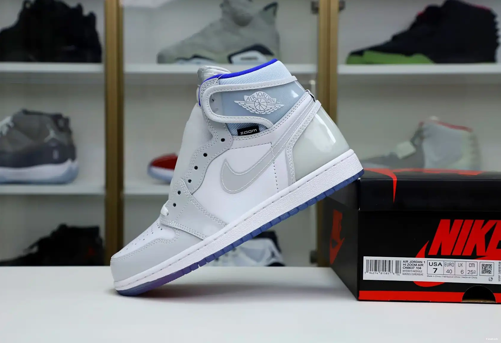 HIGH 'RACER AIR 1 BLUE' JORDAN ZOOM 0501